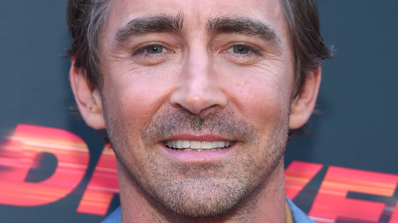 Lee Pace half-smile