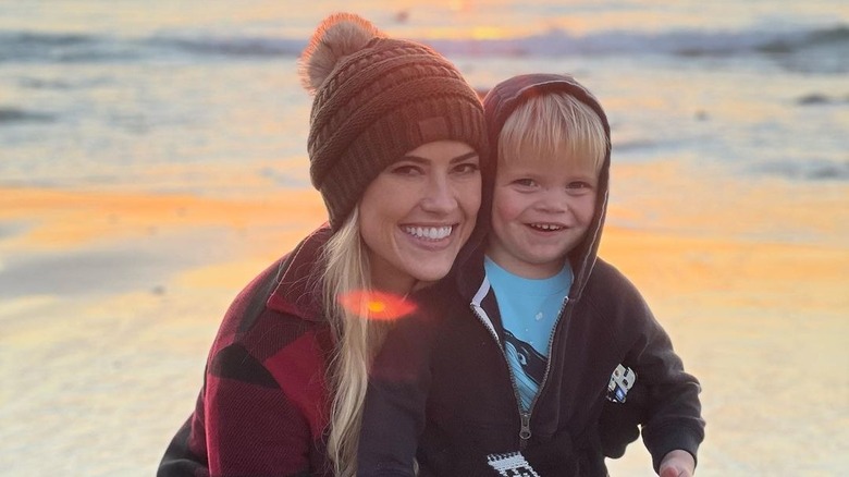 Christina Hall with Hudson Anstead