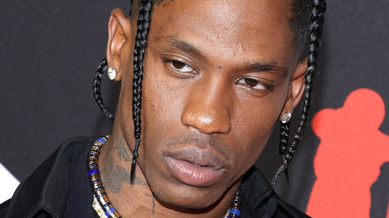 Travis Scott attending the 2021 MTV Video Music Awards