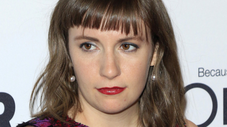 Lena Dunham looking glum at Glamour's Women of the Year Gala 2016