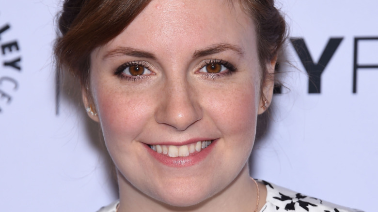 Lena Dunham smiling