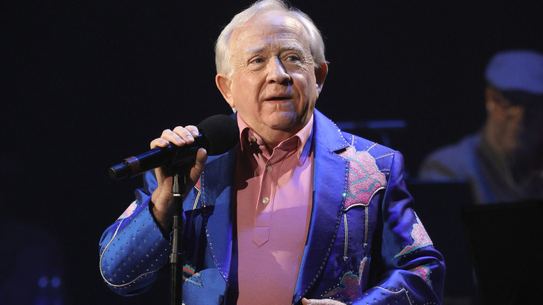 Leslie Jordan performing on stage