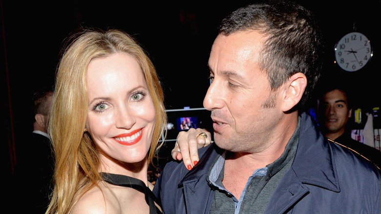 Leslie Mann and Adam Sandler at The CinemaCon Big Screen Achievement Awards in 2014