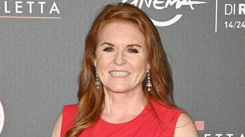 Sarah Ferguson smiling at event