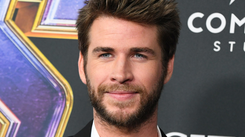 Liam Hemsworth smiling
