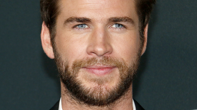 Liam Hemsworth smiling