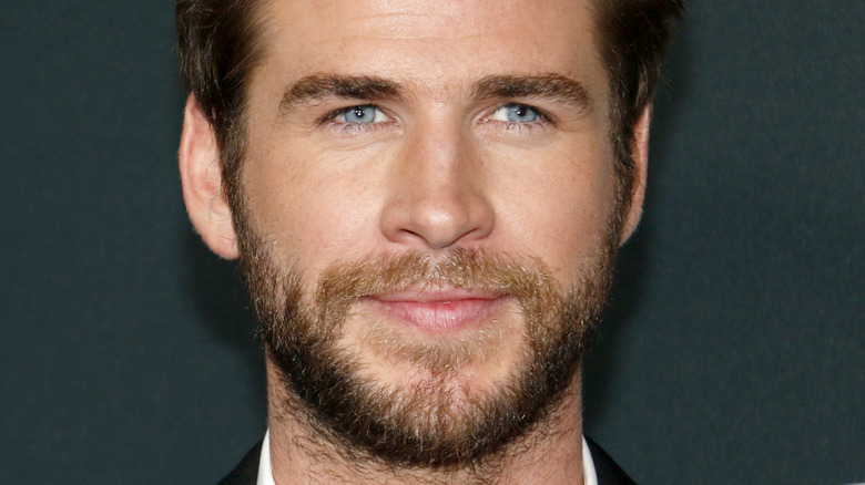 Liam Hemsworth smiling
