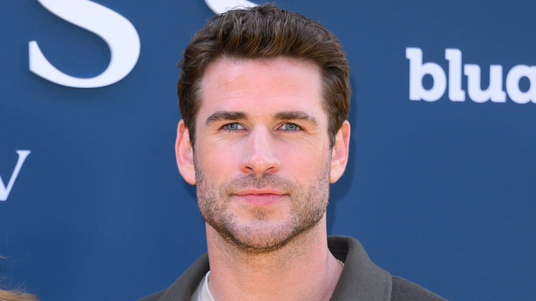 Liam Hemsworth smiling