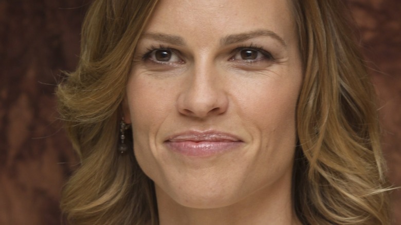Hilary Swank smiling