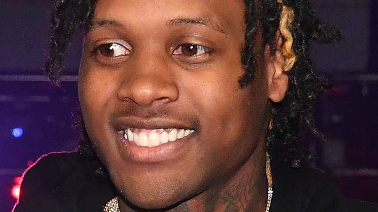 Lil Durk smiling