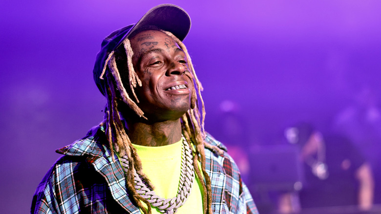 Lil Wayne smiling