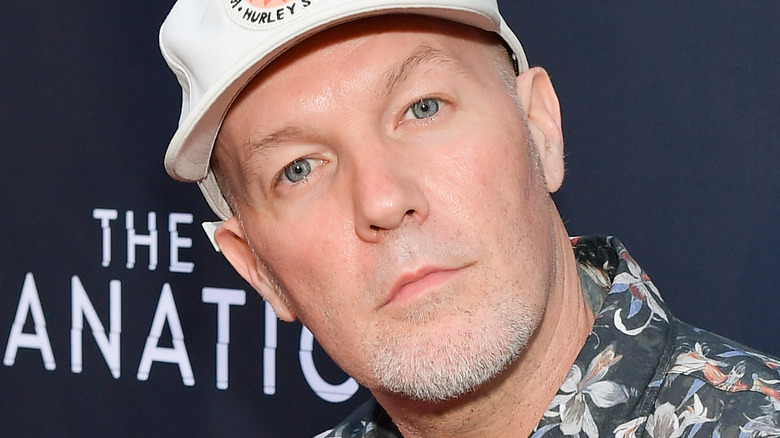 Fred Durst speaks on stage