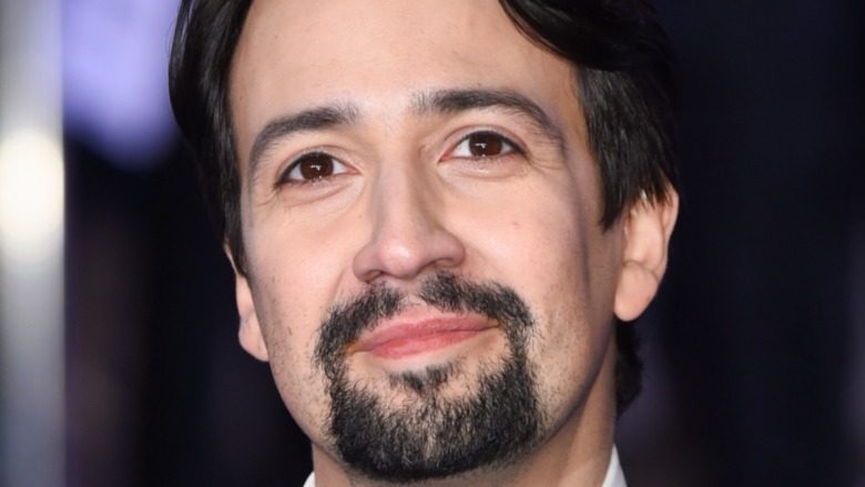 Lin-Manuel Miranda grinning