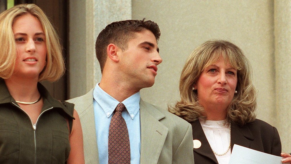 Linda Tripp and her two children, Allison and Ryan 