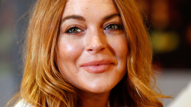 Lindsay Lohan at an event 