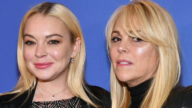 Lindsay Lohan and Dina Lohan