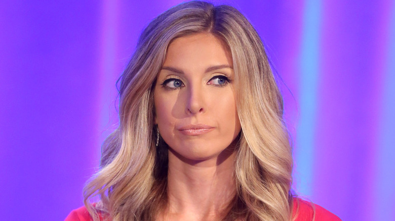 Lindsie Chrisley purple backdrop