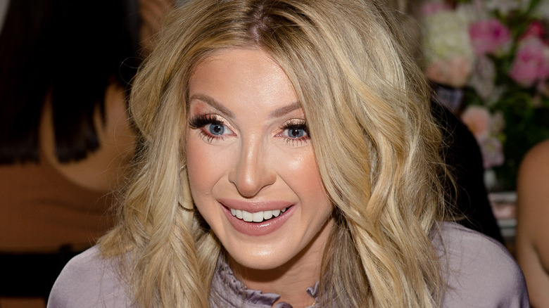 Lindsie Chrisley chatting at an event