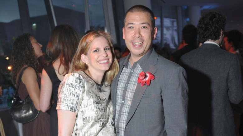 Anna Chlumsky and Shaun So at the Headstrong Project's first ever Words of War event