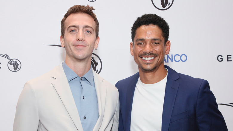 Drew Bender and Charlie Barnett at the GEANCO Foundation Gala