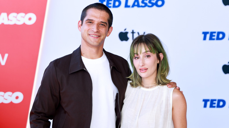 Tyler Posey and Phem at the premiere of Apple TV's Ted Lasso Season 4
