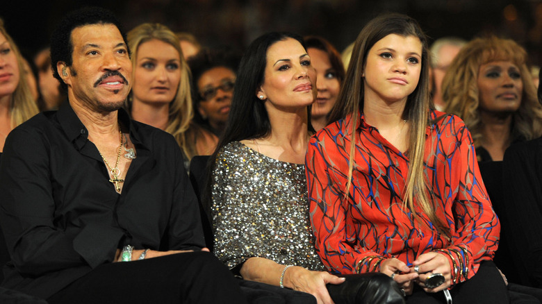 Lionel Richie with Diane Alexander and Sofia Richie