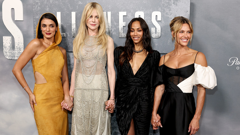 Laysla De Oliveira, Nicole Kidman, Zoe Saldaña and Jill Wagner at the Season 3 premiere for 
