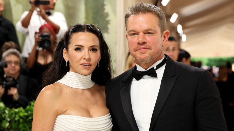 Luciana, Matt Damon attending Met Gala