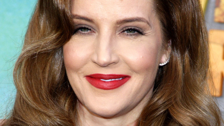 Lisa Marie Presley smiling