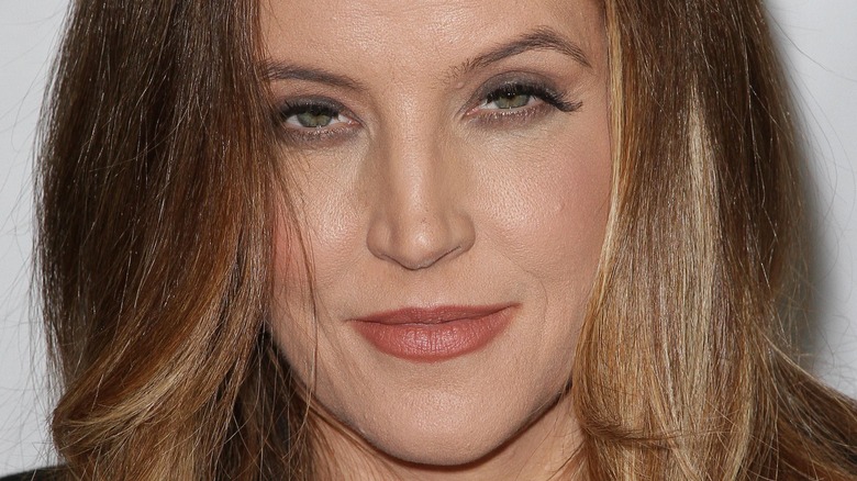 Lisa Marie Presley on a red carpet