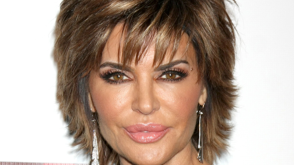 Lisa Rinna poses at an event