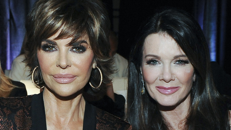Lisa Rinna and Lisa Vanderpump posing together