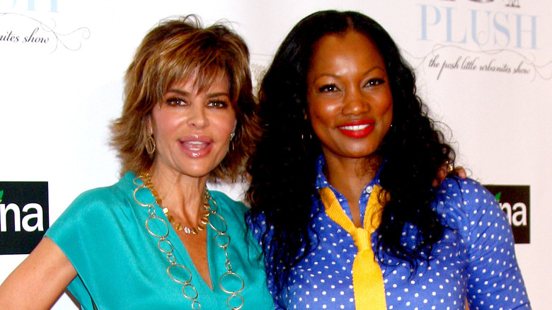 Lisa Rinna and Garcelle Beauvais posing together