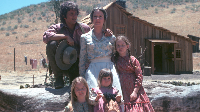 The cast of Little House on the Prairie