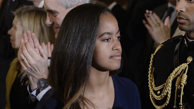 Malia Obama at event
