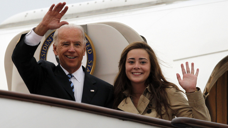 Joe Biden and Naomi Biden