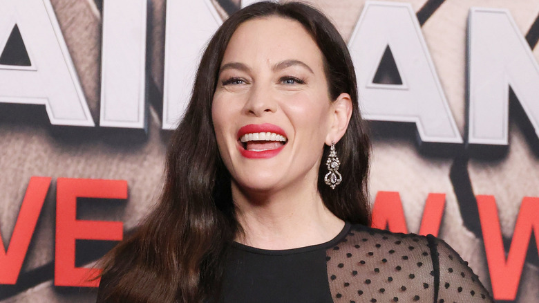 Liv Tyler smiling at the 