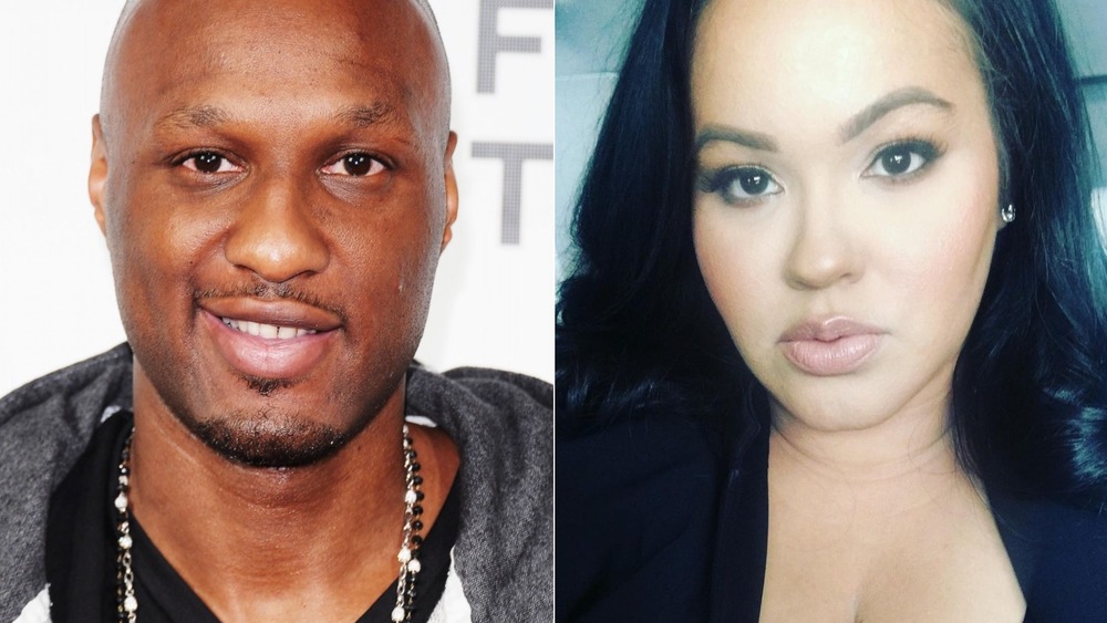 Lamar Odom (left), Liza Morales (right)