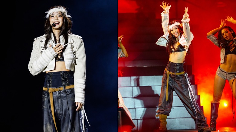 Jennie performing at Lollapalooza