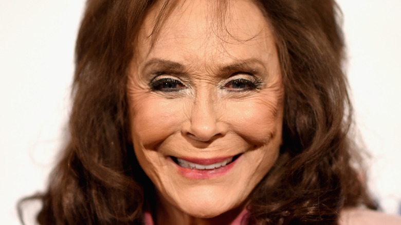 Loretta Lynn attending a billboard event 