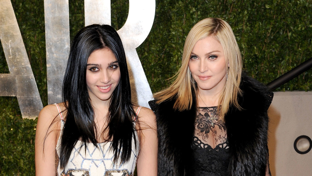 Lourdes Leon holds hands with Madonna on the red carpet