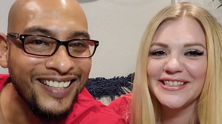 Marcelino Santiago and Brittany Santiago smiling