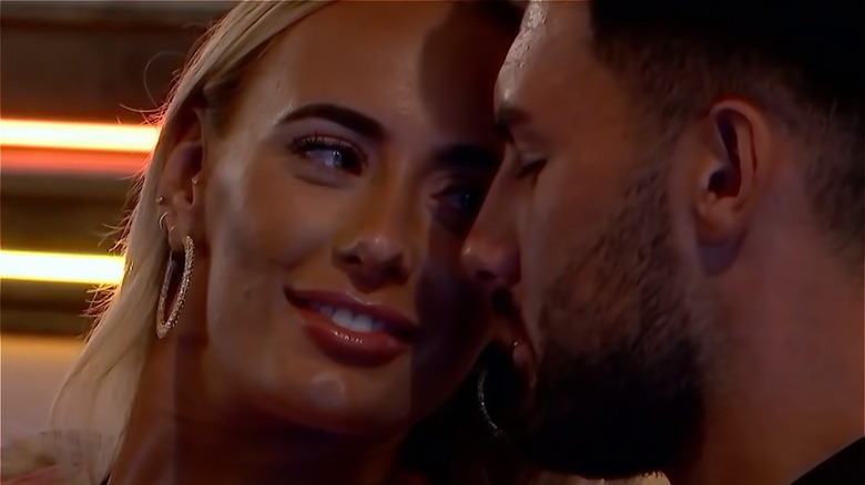 Love Island UK Millie Court Liam gazing at Liam Reardon