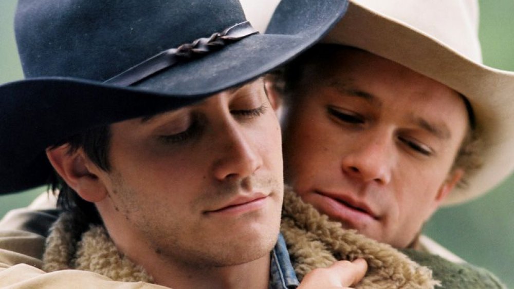 Jake Gyllenhaal and Heath Ledger in Brokeback Mountain