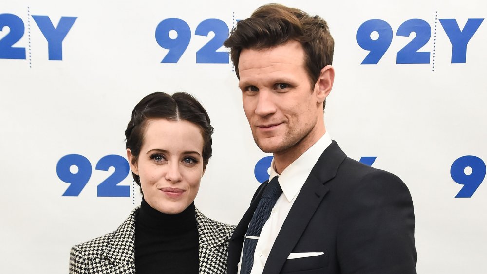 Claire Foy and Matt Smith at a screening of The Crown at the 92nd Street Y