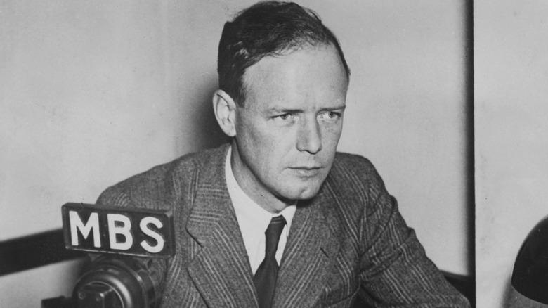 Charles Lindbergh posing 