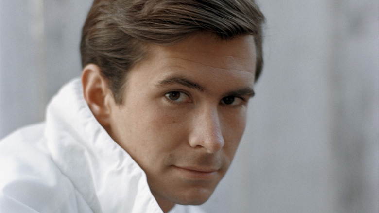 Anthony Perkins white jacket