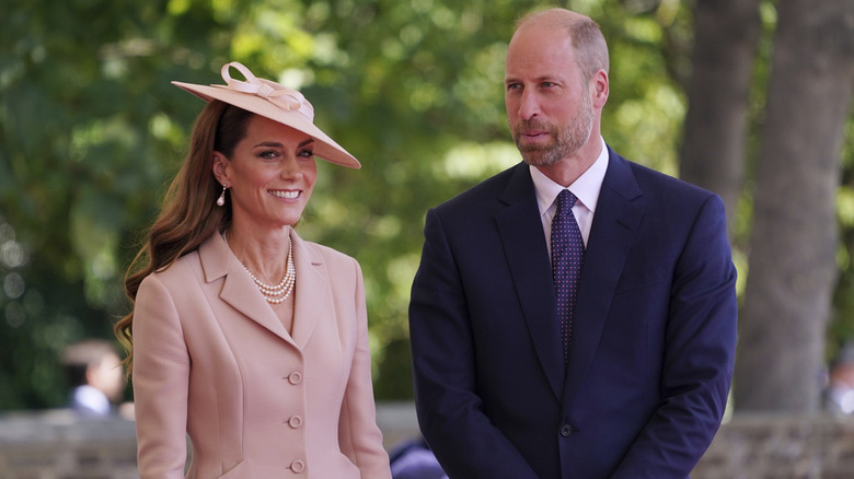 Prince William and Kate Middleton smiling