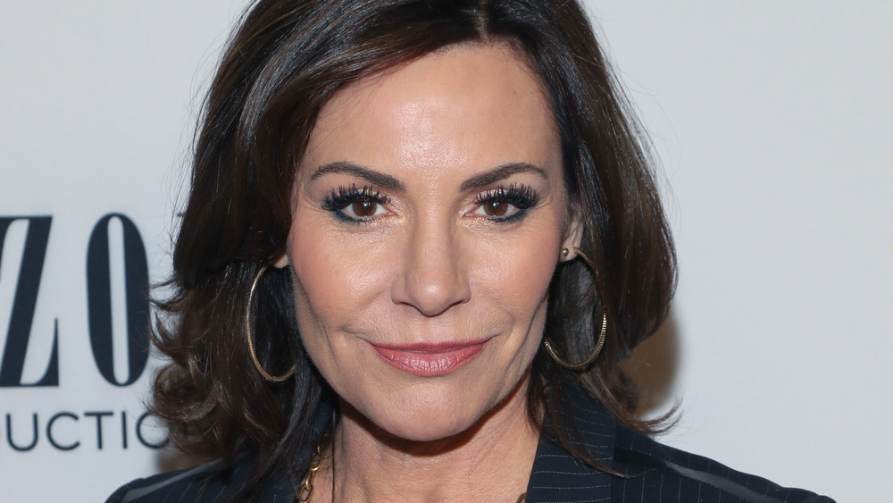 Luann De Lesseps on a red carpet