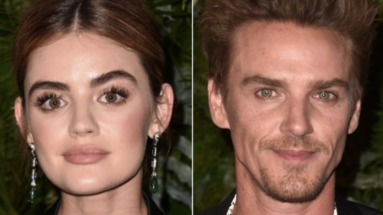 Lucy Hale and Riley Smith